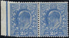 Great Britain 1911 2½d Dull blue. SG283var