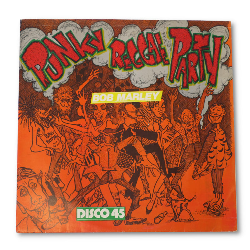 Bob Marley signed Punky Reggae Party 12" single