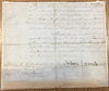 Admiral Nelson signed letter