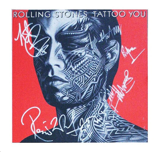 Rolling Stones fully signed album