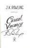 The Casual Vacancy First Edition Signed by J.K. Rowling
