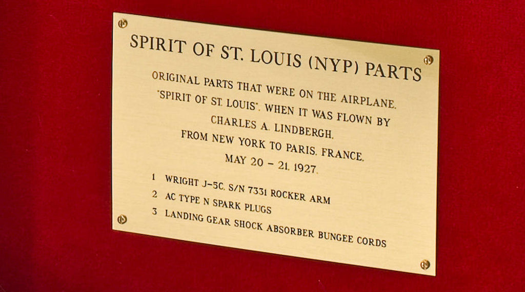 Spirit of St Louis memorabilia