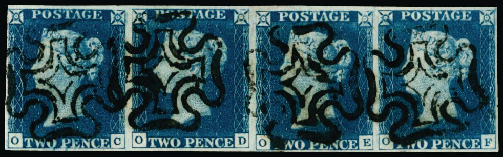 Great Britain 1840 2d Blue, SG5