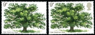 Great Britain 1973 9p British Trees, SG922b