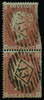Great Britain 1848-61 1d Red brown PI.116 (Archer trial perforation), SG 16b