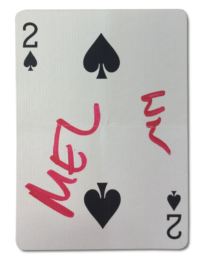 Prince William autographed playing card
