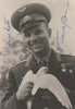 Yuri Gagarin signed photograph postcard