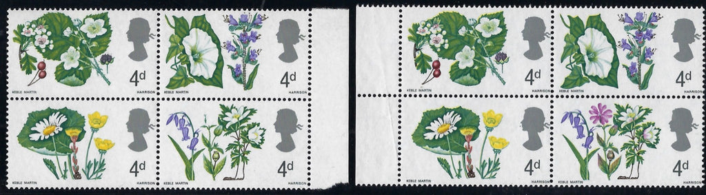 Great Britain 1967 4d British wild flowers. SG720c